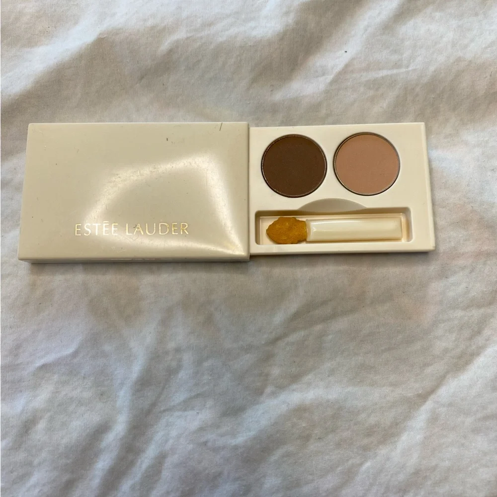 Vintage Estée Lauder Compact Disc Eye Shadow Orange 2 42/ Brown 6 54 .04oz 1.1g